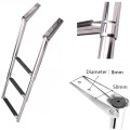 Stainless steel ship boarding platform ladder